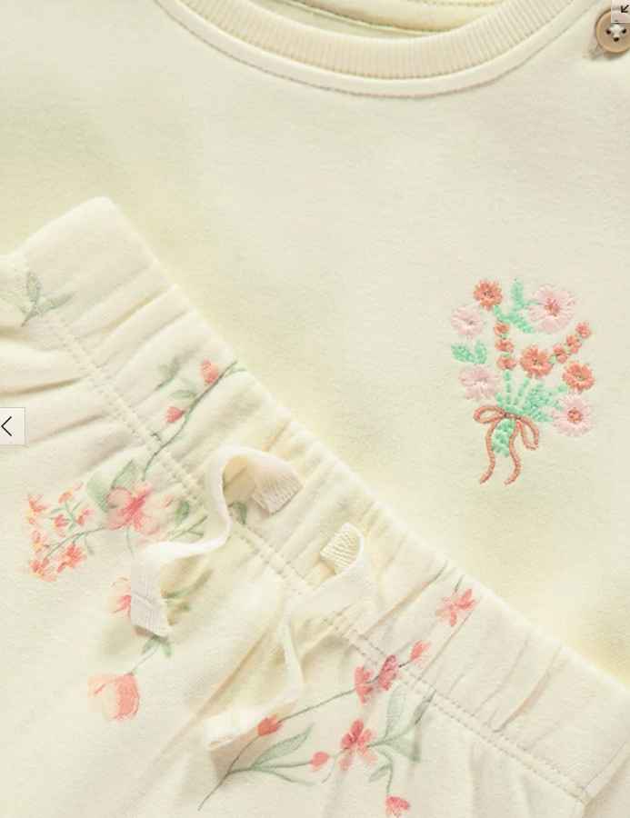 George Floral Sweatshirt & Trouser Set