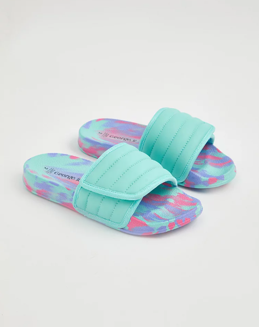 George Marbled Padded Strap Slider