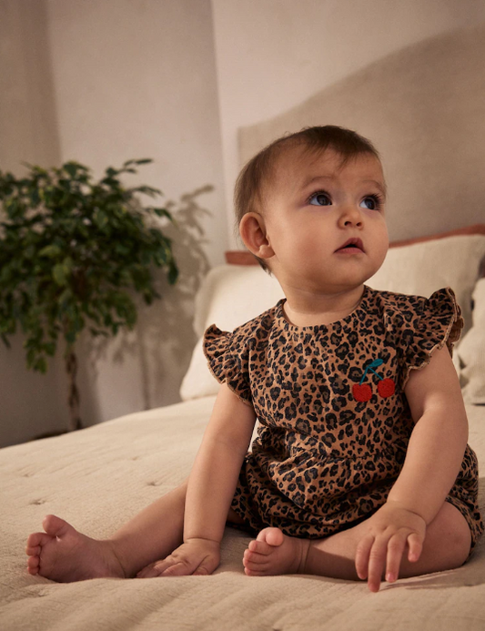 Next Embroidered Cherry Romper