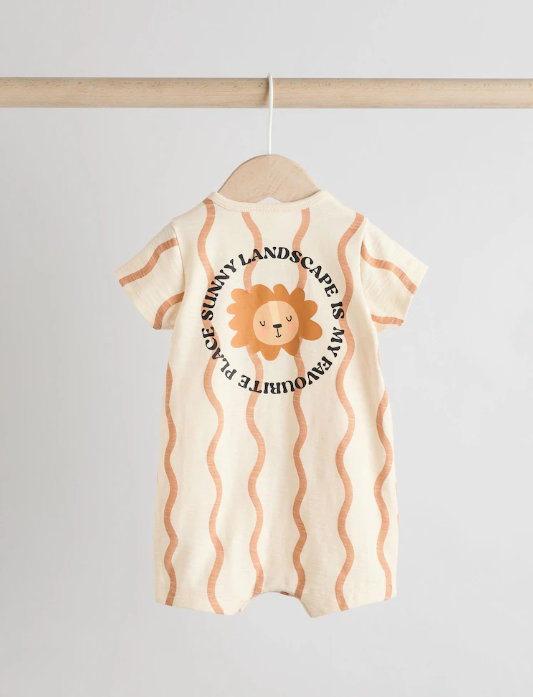 Next Waves Print Romper