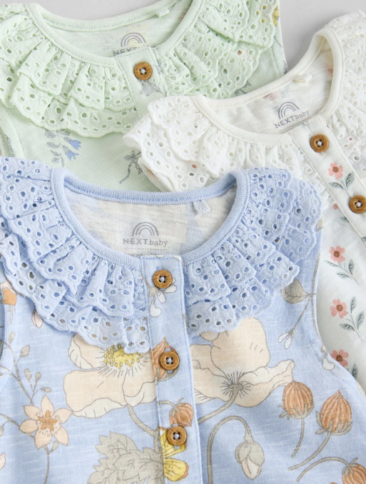 Next Frill Collar Romper