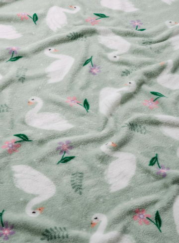 George Swan Print Blanket