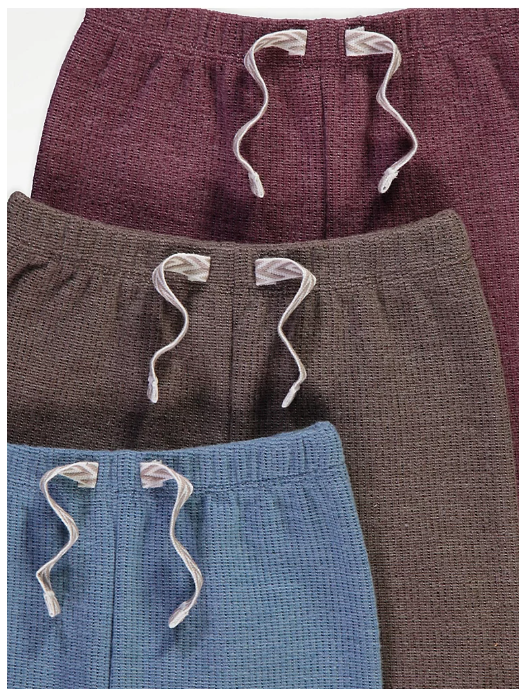 George Pack of 3 Trousers