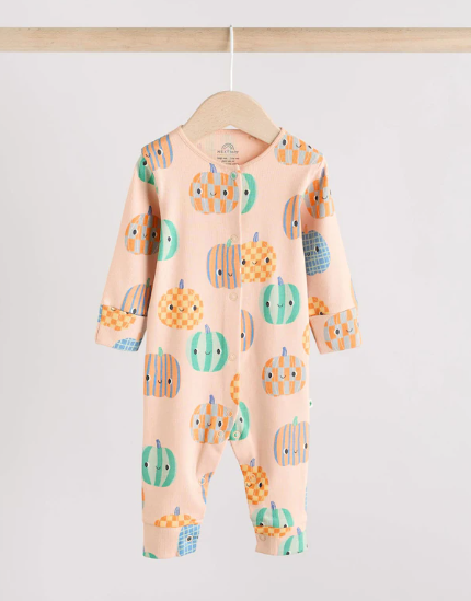 Next Pumpkin Sleepsuit