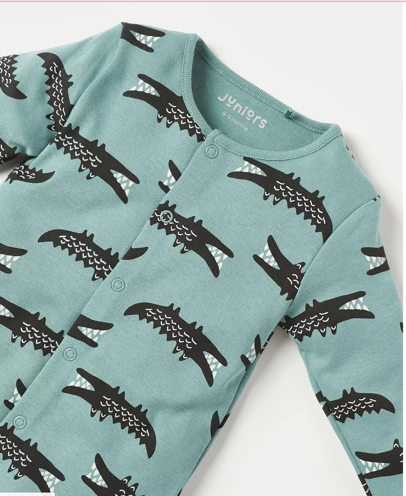 Juniors Crocodiles Sleepsuit