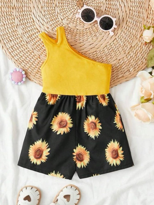 SHEIN One Shoulder Romper