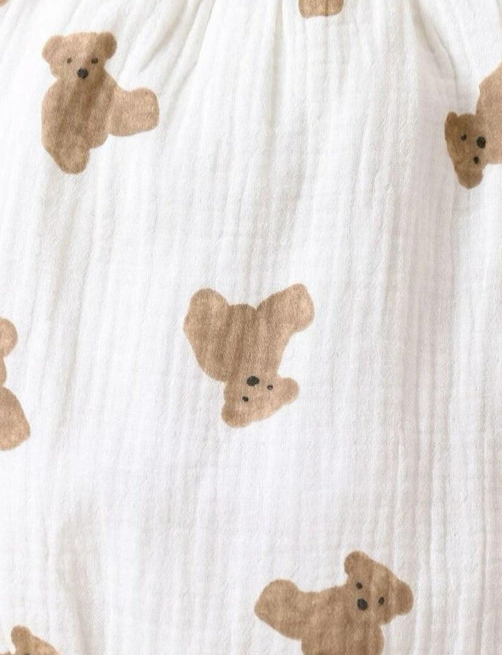 SHEIN Bear Romper With matching Hat