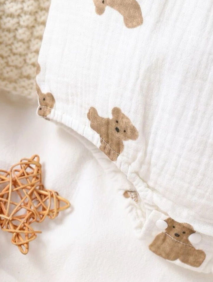 SHEIN Bear Romper With matching Hat