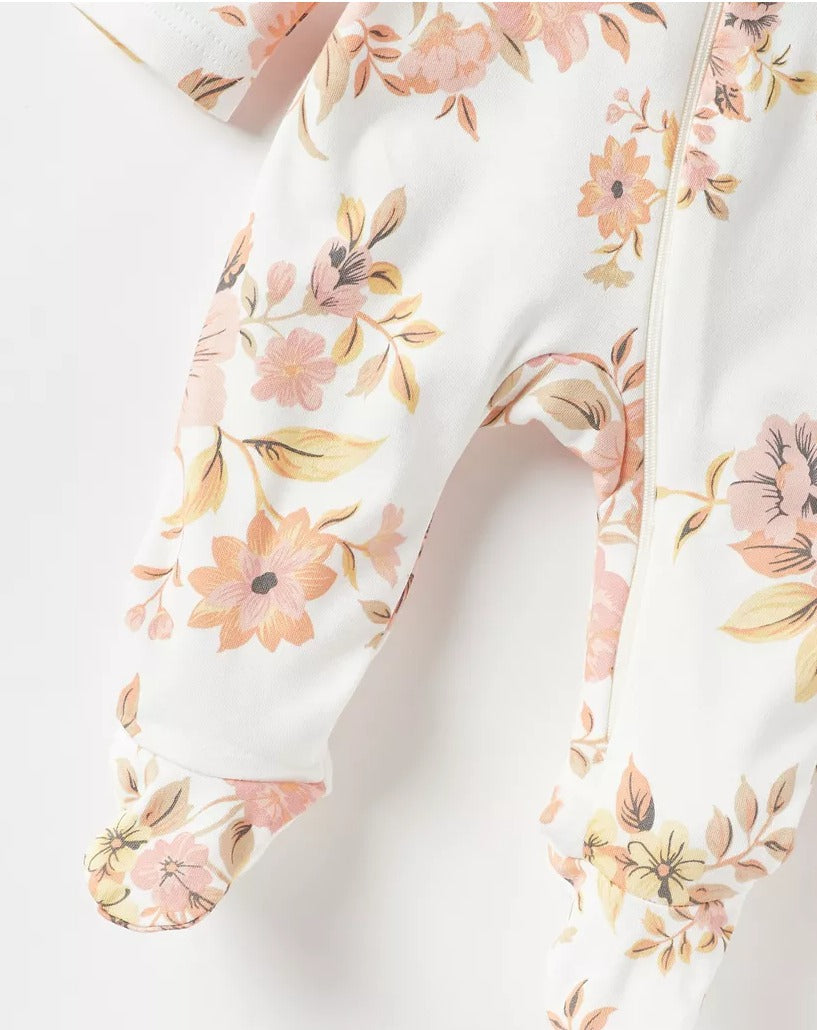 Juniors Printed Flowers Sleepsuit
