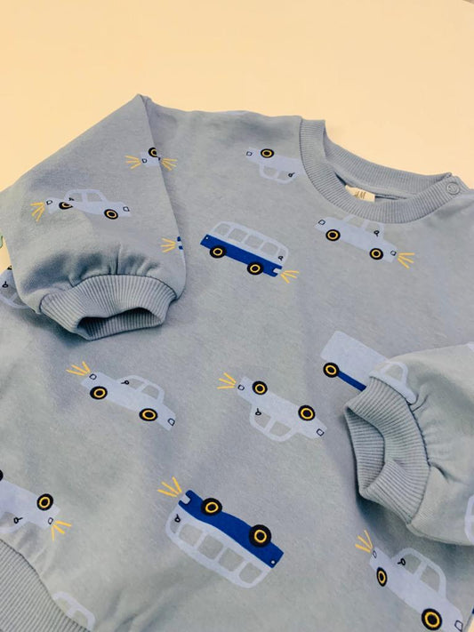 H&M Vehicles Sweat Shirt & Trouser Set