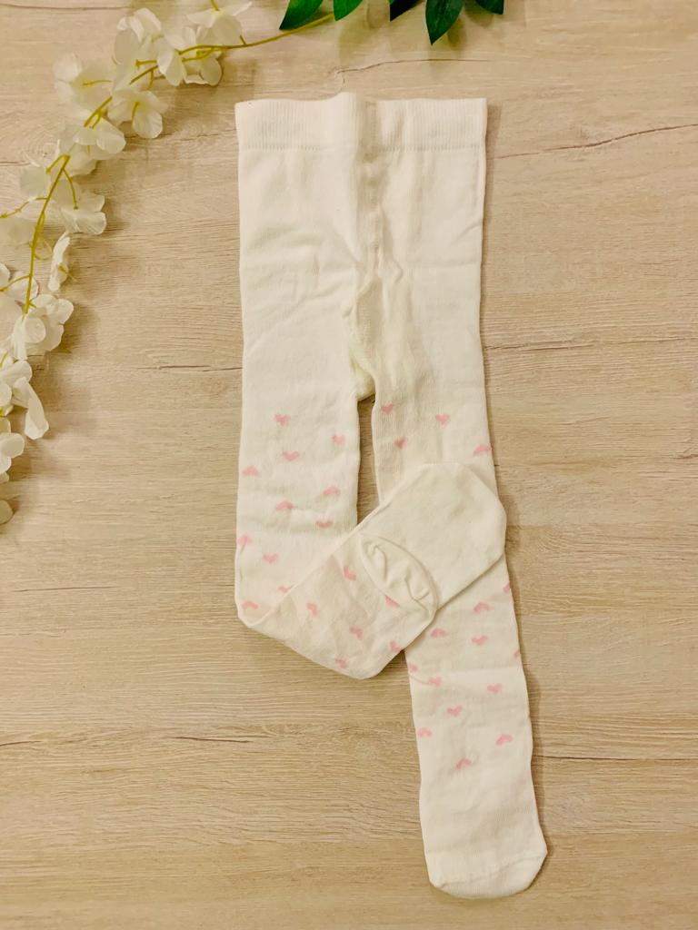 George Hearts on White Legging