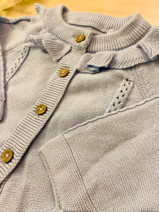 George Blue Frill Shrug