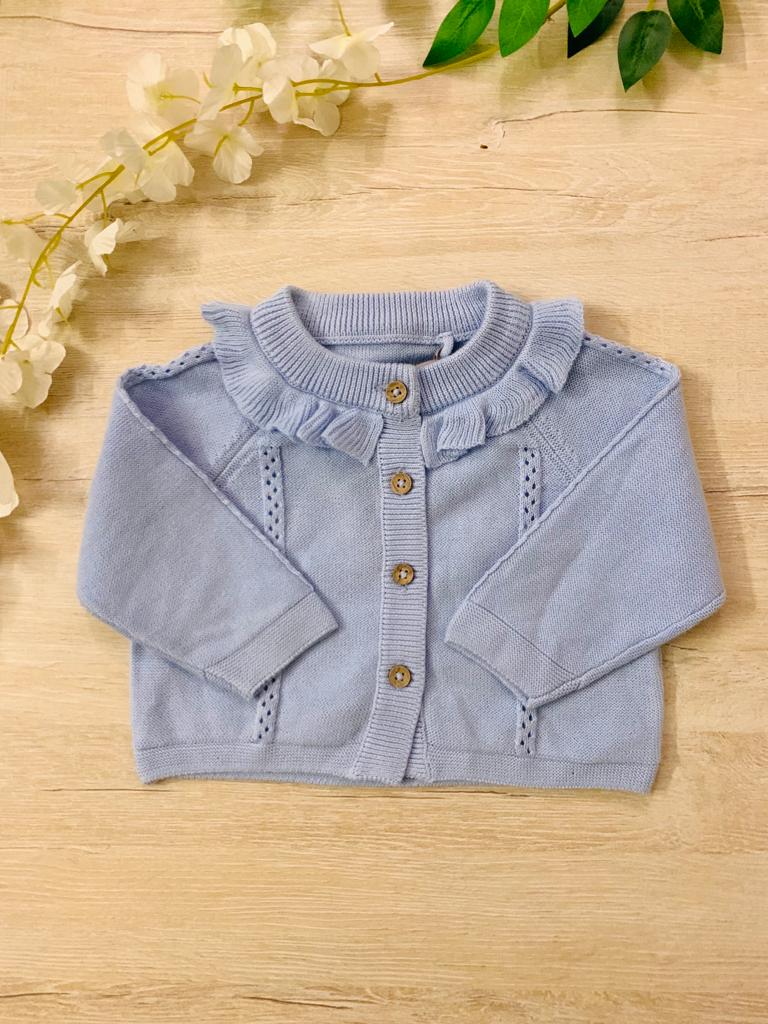 George Blue Frill Shrug
