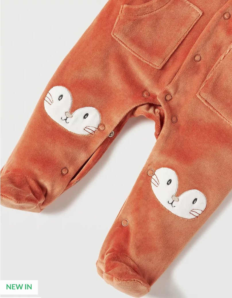 Juniors Velour Pram suit