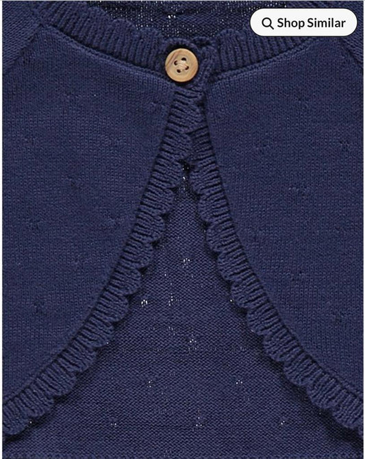 George Navy Blue Knitted Shrug