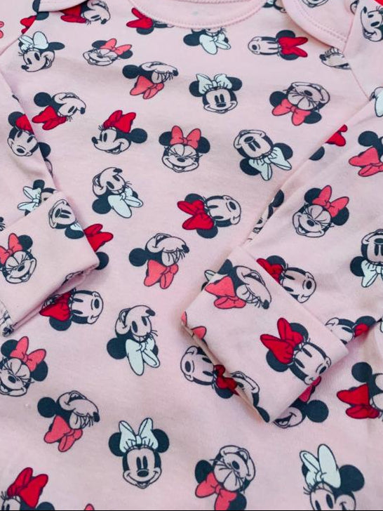 George Pink Mini Mouse Sleepsuit