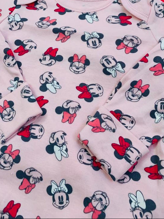 George Pink Mini Mouse Sleepsuit