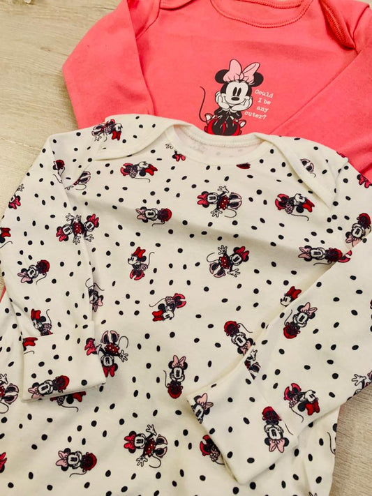 George Pack of 2 Mini mouse Sleep suits