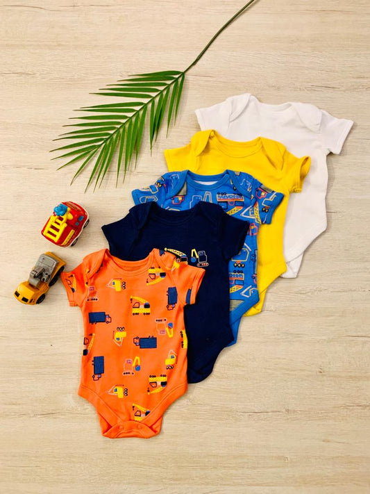 George Pack of 5 Halfsleeves Bodysuits