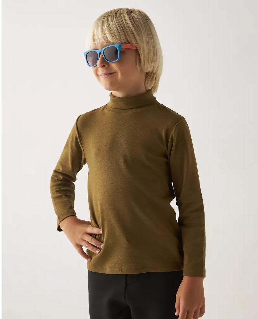 Juniors Solid light Chocolate Turtle Neck