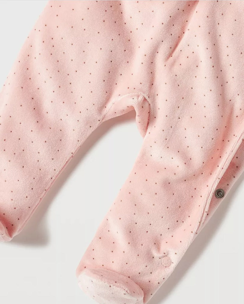 Giggles side buttoned Swan Sleepsuit