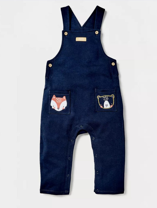 Juniors Corduroy Dungarees Set