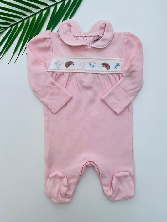 Tu Clothing Hedgehog Embroidered Sleepsuit