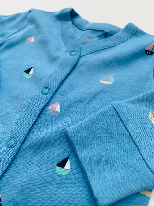Next Printed Boats Sleepsuit
