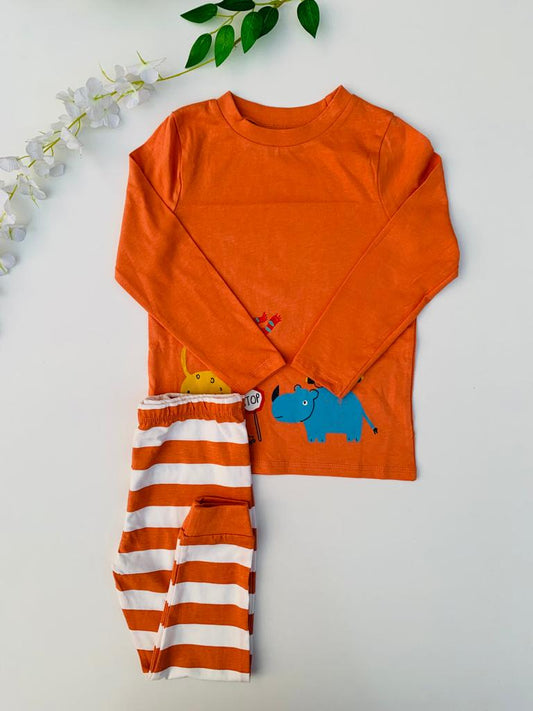 George Printed Animal Shirt & Trouser Set