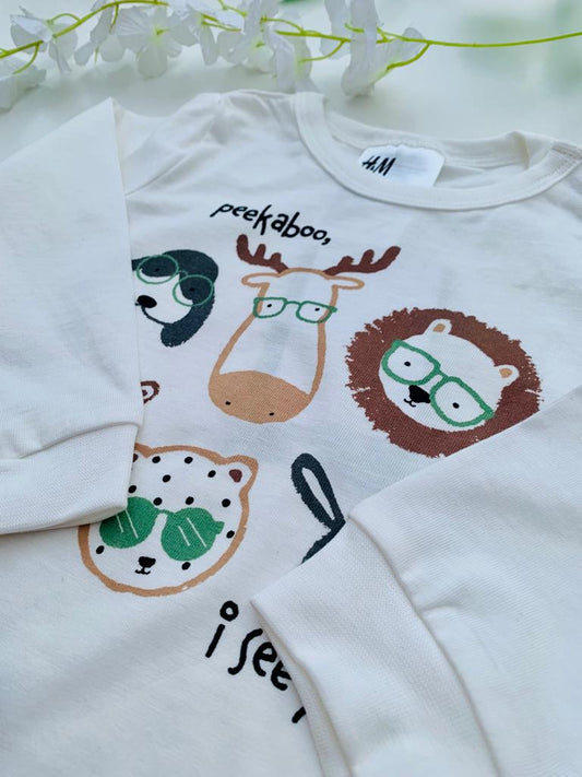 H&M "Peekaboo See You " Shirt & Trouser