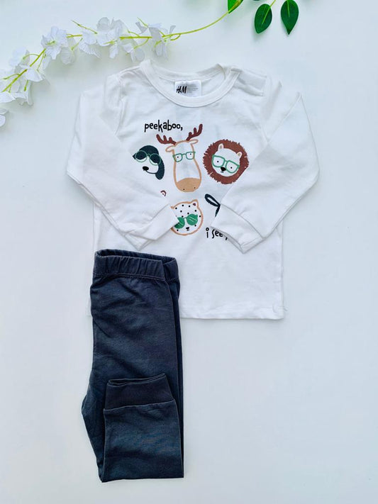 H&M "Peekaboo See You " Shirt & Trouser