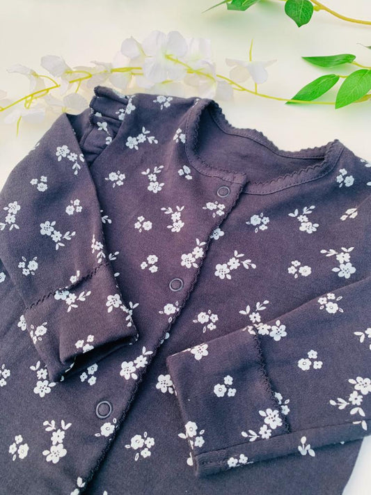 George Printed Flowers Sleepsuit