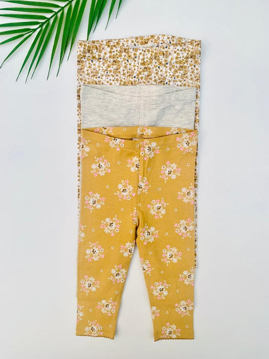 TU Clothing Pack Of 3 Floral Print Tights