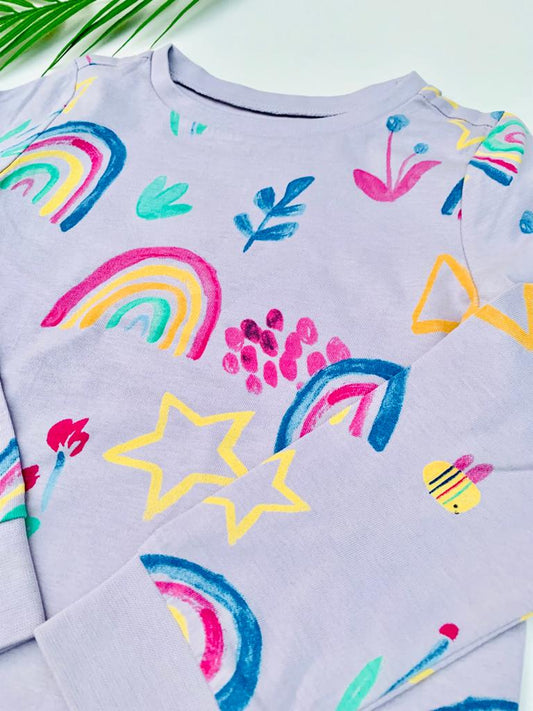 Tu Clothing Rainbow Print Shirt & Trouser Set