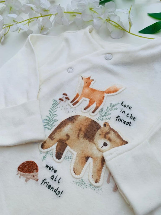 Tu Clothing Safari animals Sleepsuit