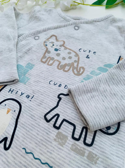 George Safari Animals Sleepsuit