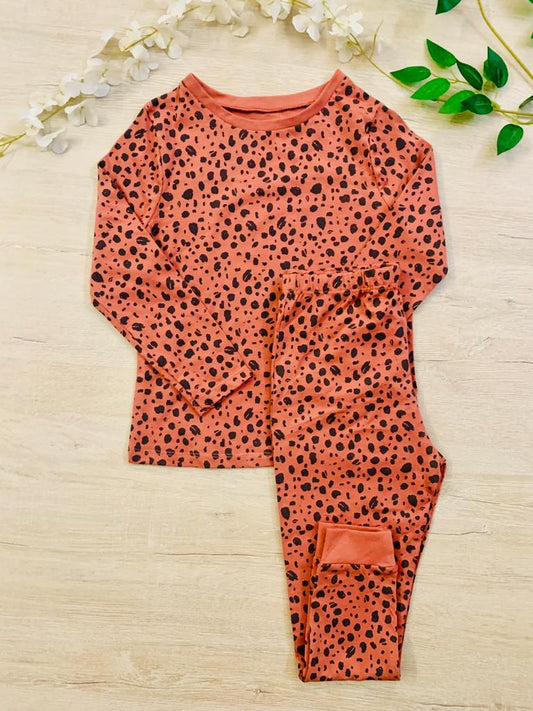 George Cheetah Print Shirt & Trouser Set