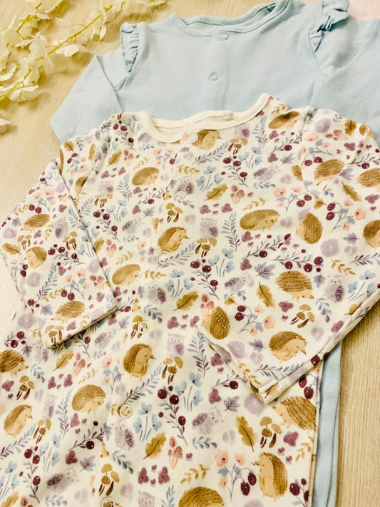 Tu Clothing Pack of 2 Sleepsuits