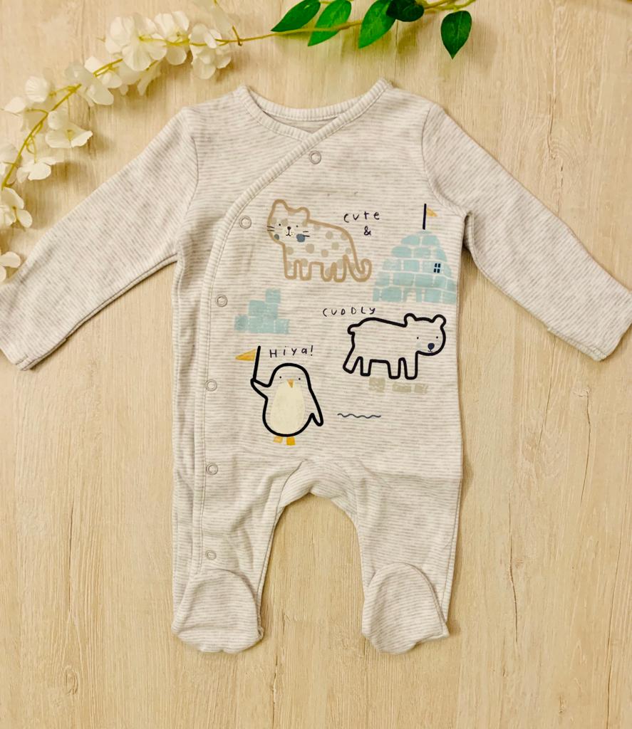 George Safari Animals Sleepsuit