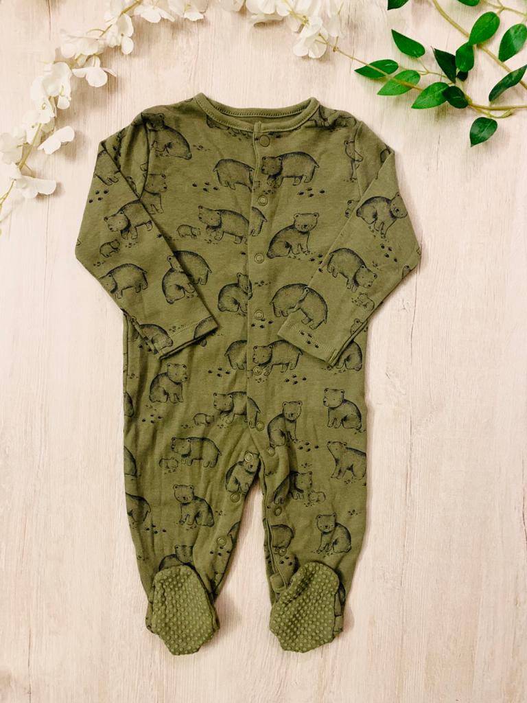 Tu Clothing little Bears Sleepsuit