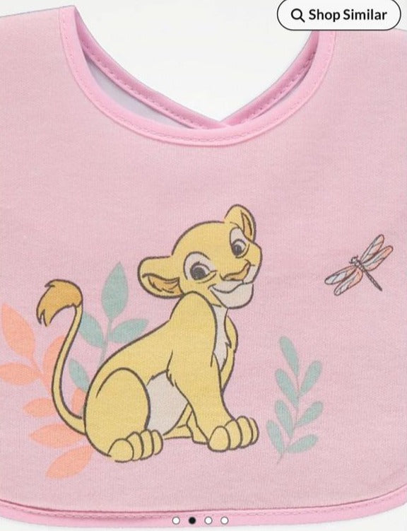 George Pack of 5 Bambi Print feeding Bibs