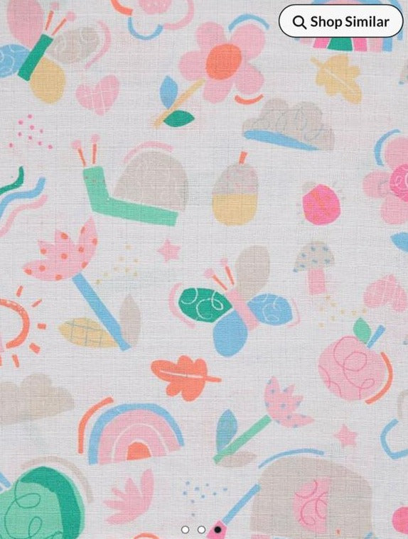 George Pack of 3 Floral Muslin Square