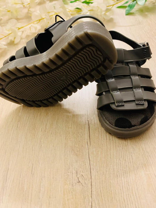 Tu Clothing Charcoal Camo Sandal