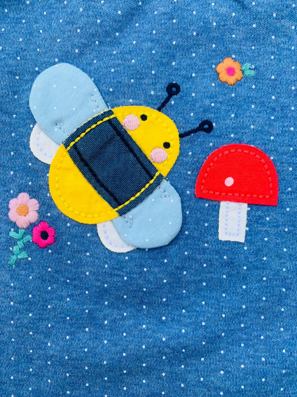 Next Embroided Lady bug Romper