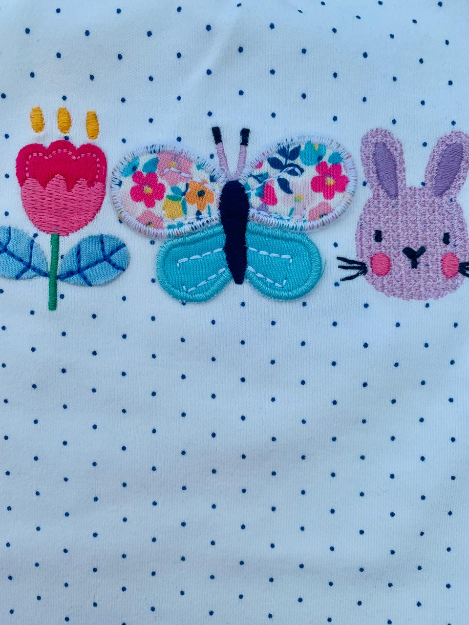 Next Embroided butterfly Romper