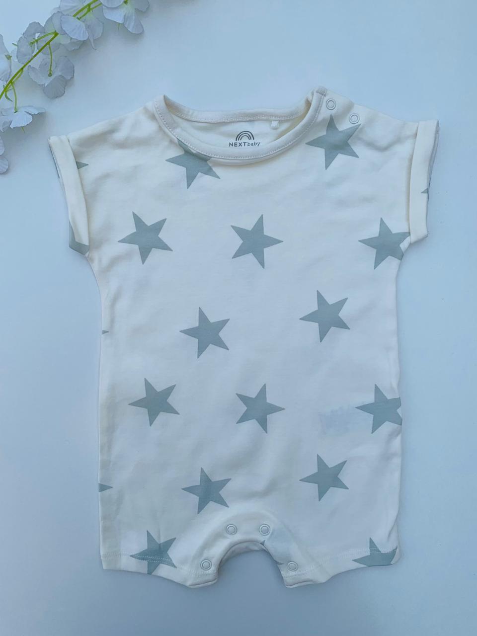 Next Grey Stars Romper