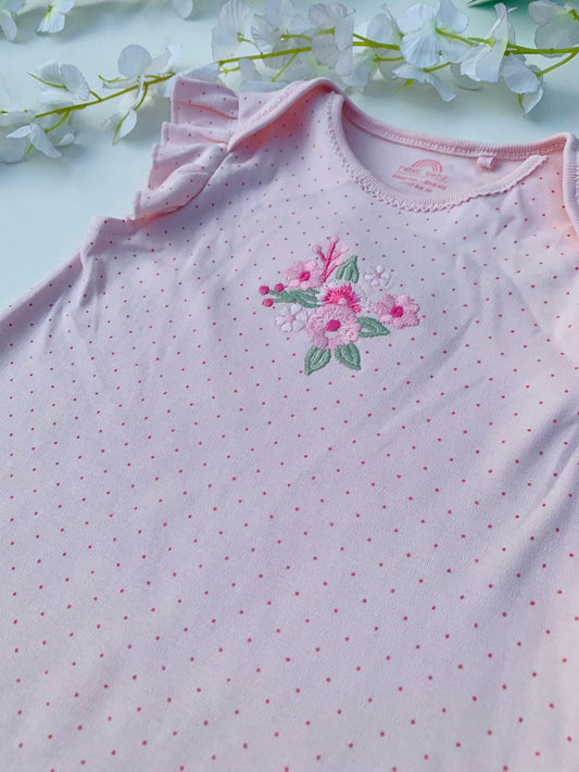 Next Print Dots Pink Romper