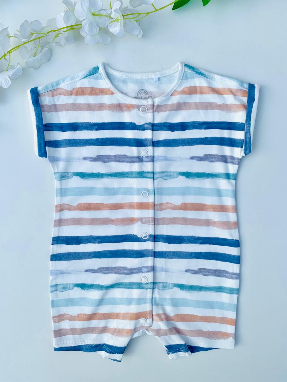 Next Printed colourfull Lines Romper