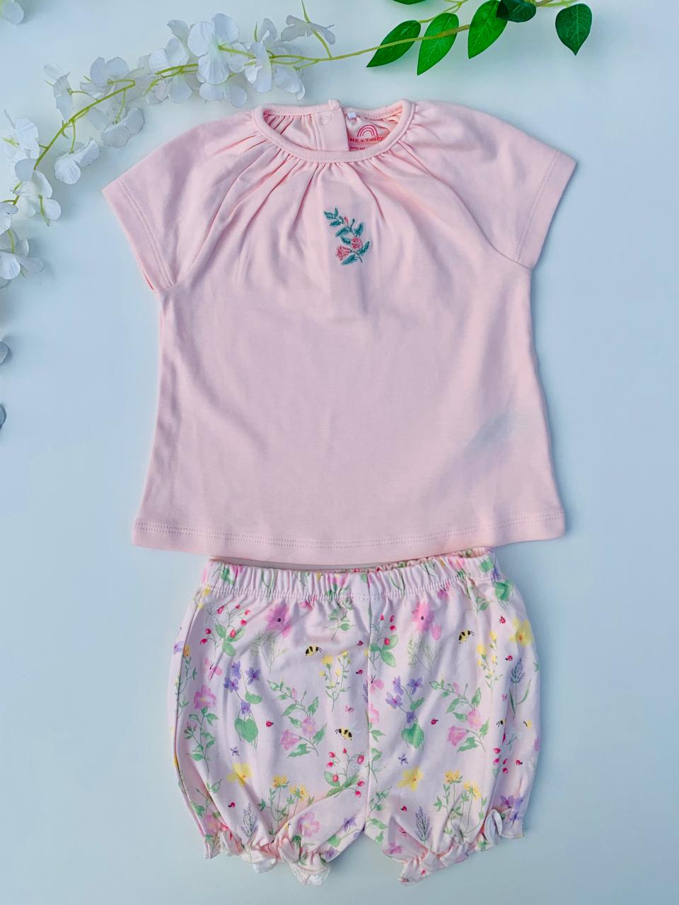 Next Floral Shirt & Shorts Set