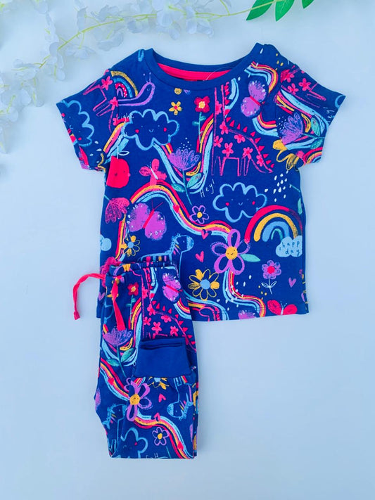 George Printed Rainbow Shirt & Trouser Set